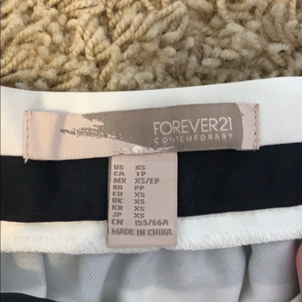 Forever 21 Striped Two-Piece Top and Skirt Set - Picture 7 of 8